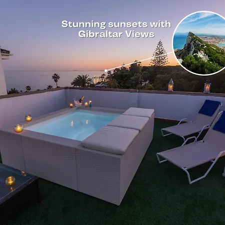 Vacation I Canas Beachfront Haven, Sea View, Jacuzzi, Golden Mile, Duplex Penthouse, 24-7 Security Lejlighed